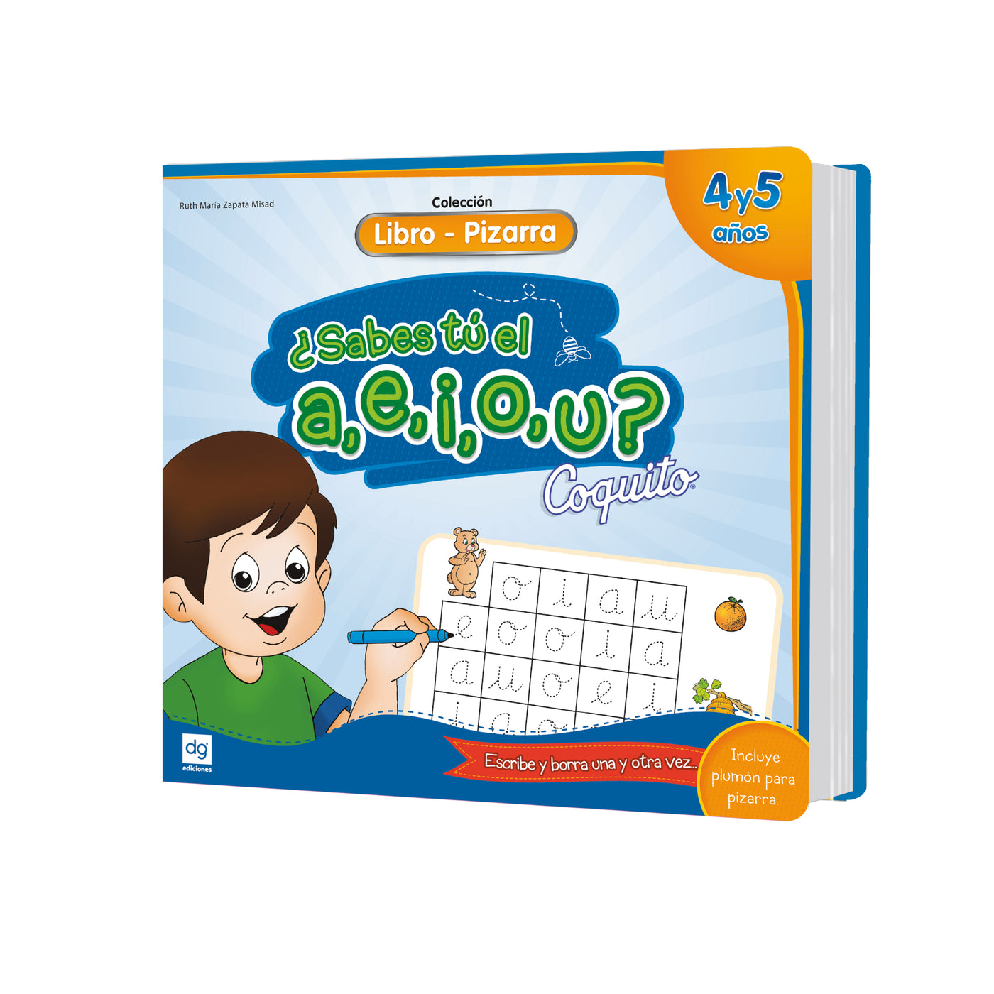 Libro Pizarra Sabes tu a,e,i,o,u