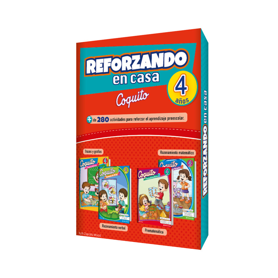 Pack reforzando en casa 4 años