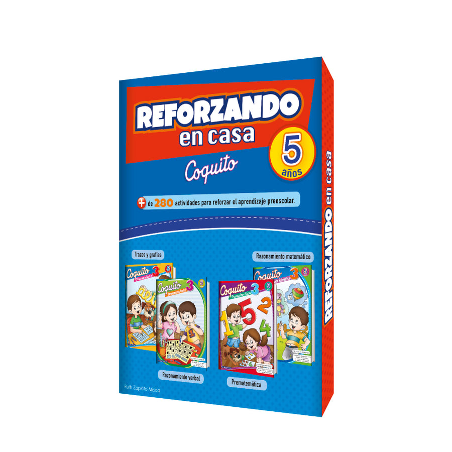 Pack reforzando en casa 5 años