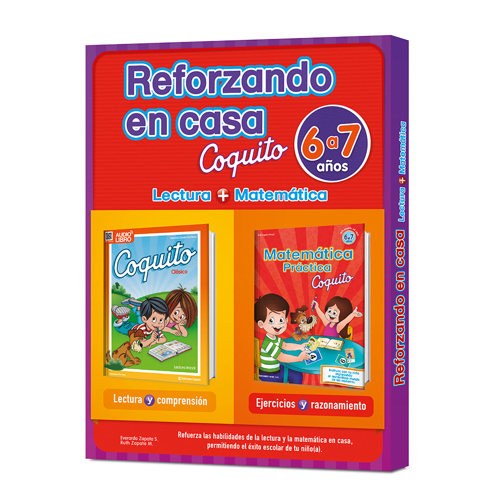 Pack reforzamiento en casa 6 a 7 años