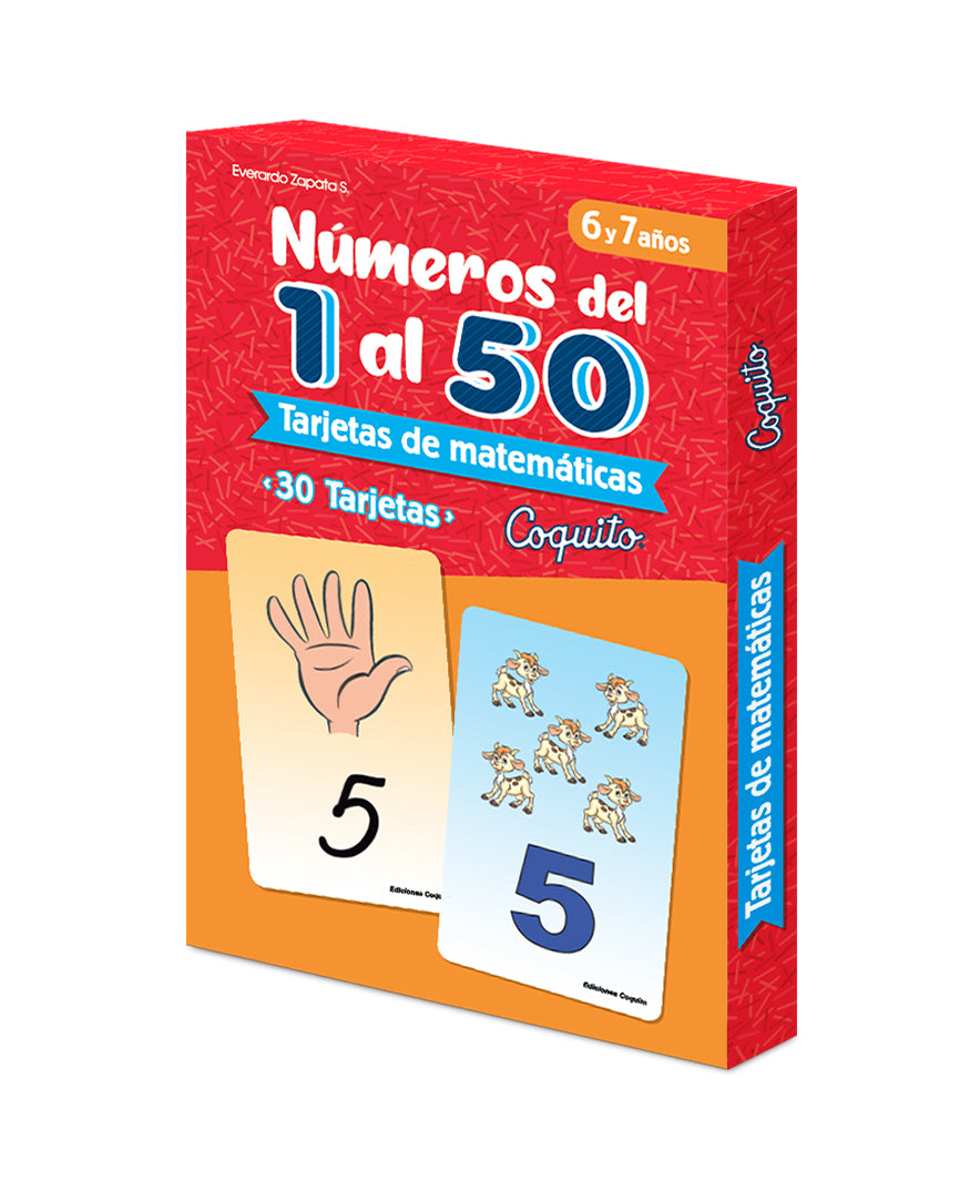 Tarjetas de matemática 1